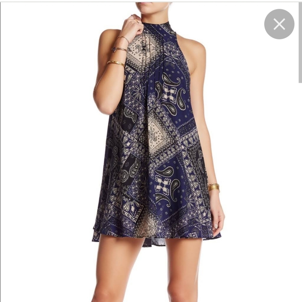 Intimately Free People Beaux Mock Neck Slip Dress